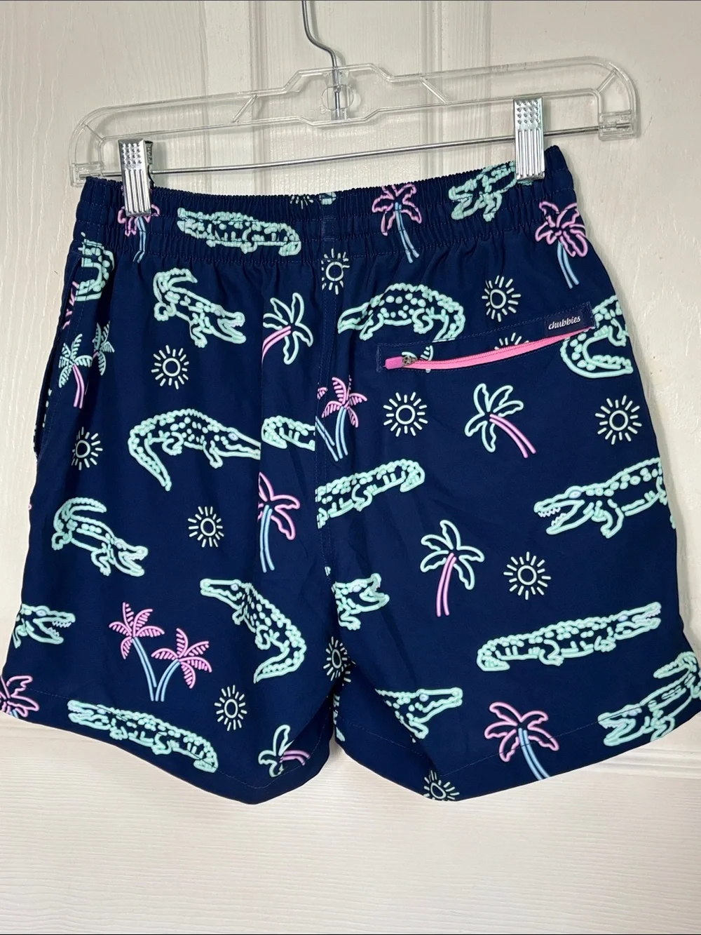 CHUBBIES The Neon Glades Stretch Swim Trunks size XS